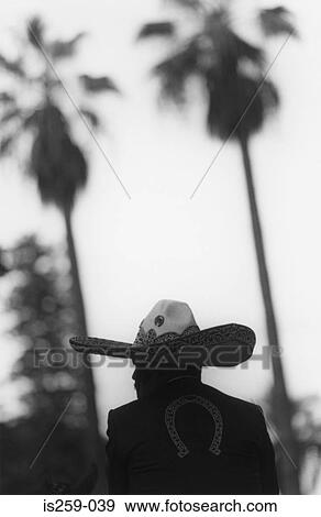 Stock Photo - Man in sombrero hat. Fotosearch