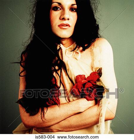 Picture - Portrait of a transvestite. Fotosearch