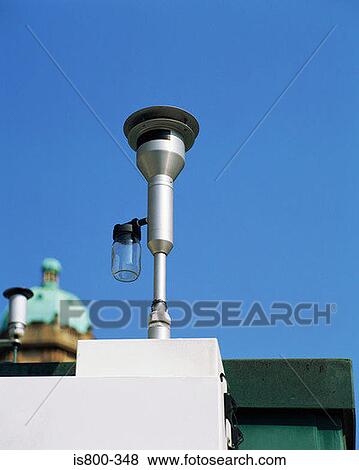 Stock Photo - Air pollution monitor. Fotosearch