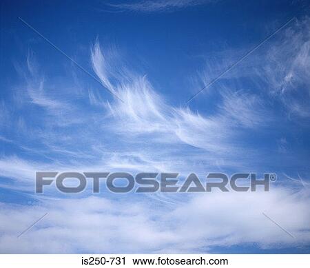 Stock Image - Cirrus clouds. Fotosearch