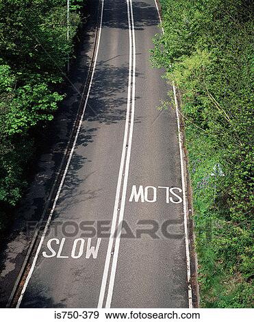 Road with markings View Large Photo Image Stock Photo - Road with markings. Fotosearch