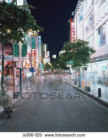 Busy Yokohama street View Large Photo Image Stock Photography - Busy Yokohama street. Fotosearch