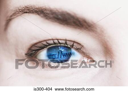 Internet in female eye View Large Photo Image Picture - Internet in female eye. Fotosearch