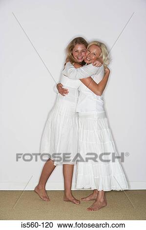 Stock Image - Portrait of two women. Fotosearch