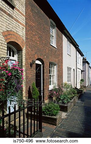Stock Photograph - Street in st. albans. Fotosearch