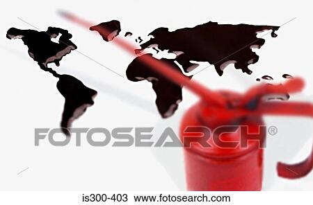 The world in oil View Large Photo Image Stock Image - The world in oil. Fotosearch