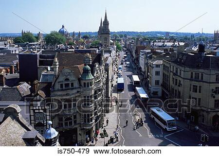 Stock Photo - View over oxford. Fotosearch