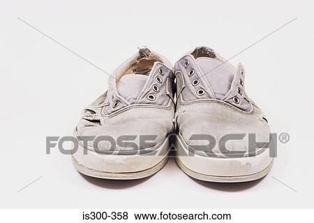Worn canvas shoes View Large Photo Image Stock Photo - Worn canvas shoes. Fotosearch