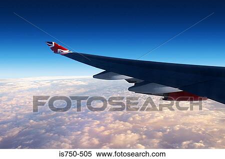 Stock Photography - Aeroplane wing. Fotosearch