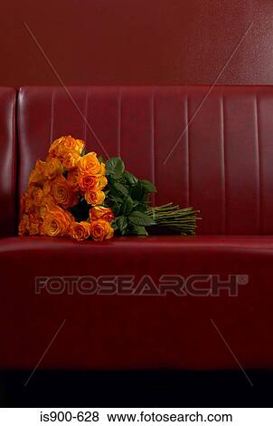 Stock Photo - Forgotten bunch of roses. Fotosearch