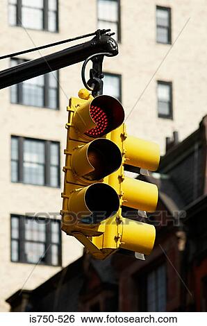 Stock Photograph - New york traffic lights. Fotosearch