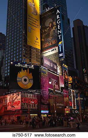 Times Square View Large Photo Image Stock Photo - Times Square. Fotosearch