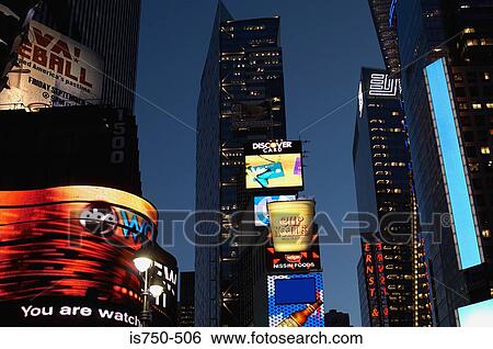 Times Square View Large Photo Image Stock Photograph - Times Square. Fotosearch