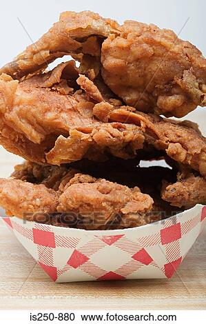 Stock Image - Deep fried chicken. Fotosearch
