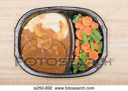 Frozen tv dinner View Large Photo Image Stock Image - Frozen tv dinner. Fotosearch