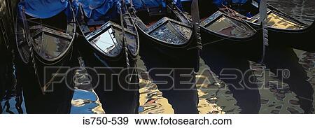 Stock Photo - Gondolas in venice. Fotosearch
