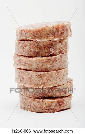 Raw sausage meat View Large Photo Image Stock Photograph - Raw sausage meat. Fotosearch