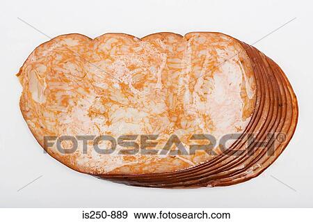 Stock Photo - Sliced turkey meat. Fotosearch