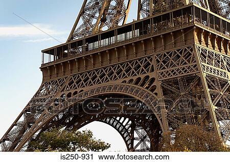Stock Image - Base of the eiffel tower. Fotosearch