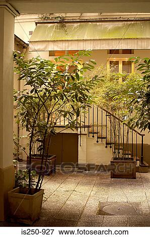 Stock Photo - Courtyard. Fotosearch