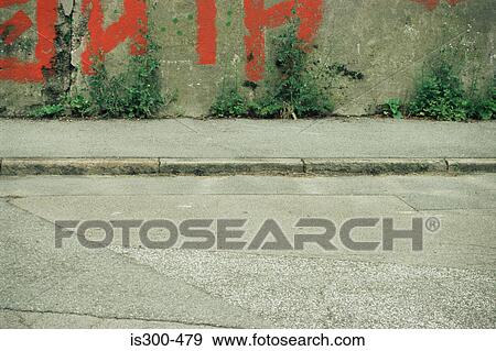Stock Photo - Graffiti on a wall. Fotosearch