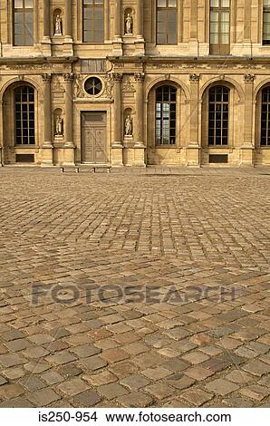 Louvre courtyard View Large Photo Image Picture - Louvre courtyard. Fotosearch
