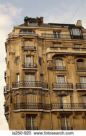 Paris apartments View Large Photo Image Stock Image - Paris apartments. Fotosearch