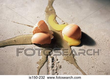 A broken egg View Large Photo Image Stock Image - A broken egg. Fotosearch