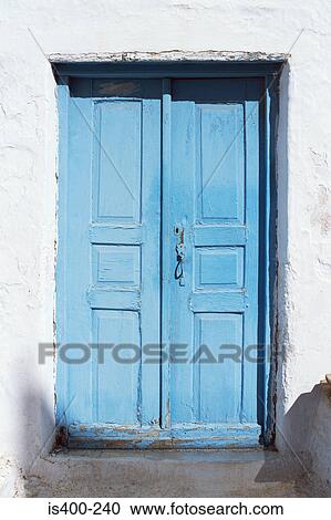 Stock Image - Blue door. Fotosearch