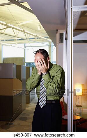 Stock Photo - Despairing businessman. Fotosearch