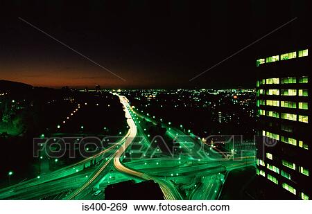 Montreal cityscape at night View Large Photo Image Stock Photo - Montreal cityscape at night. Fotosearch