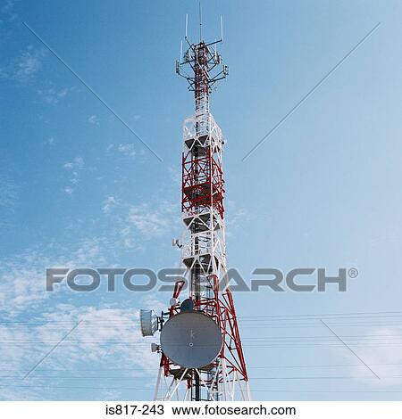 Communication tower View Large Photo Image Stock Image - Communication tower. Fotosearch