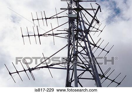 Communication tower View Large Photo Image Stock Photo - Communication tower. Fotosearch