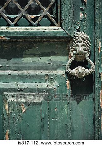 Stock Image - Door knocker. Fotosearch