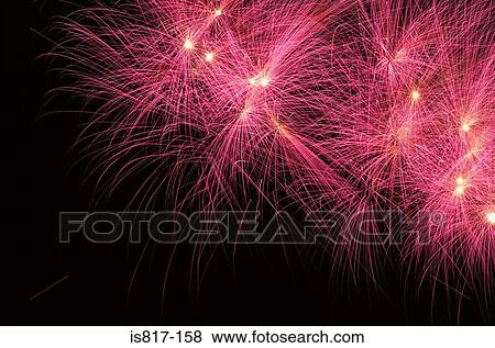 Firework display View Large Photo Image Stock Photo - Firework display. Fotosearch