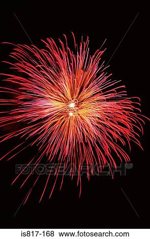 Firework display View Large Photo Image Stock Photo - Firework display. Fotosearch