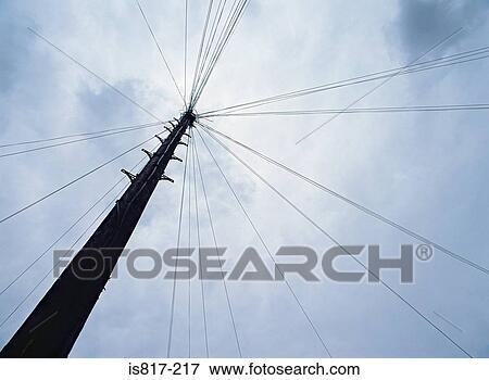 Stock Photo - Telegraph pole. Fotosearch