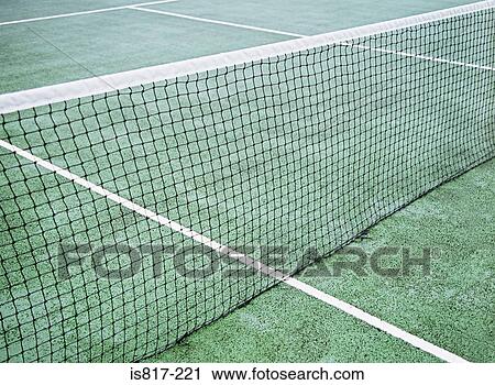 Stock Image - Tennis court. Fotosearch
