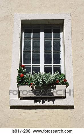 Window with window box View Large Photo Image Stock Photo - Window with window box. Fotosearch