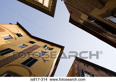 Picture - Buildings in lucca italy. Fotosearch