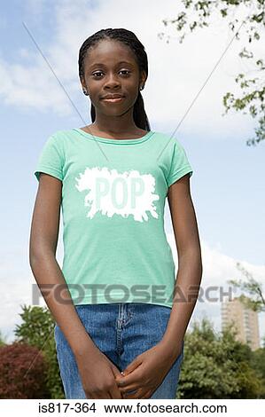 Picture - Portrait of a teenage girl. Fotosearch