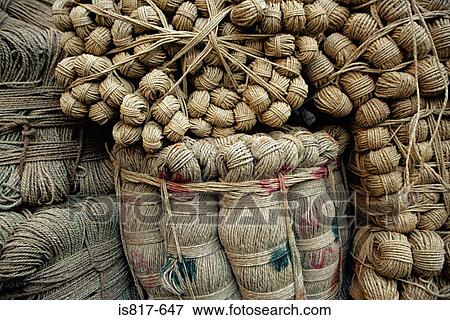 Stock Photo - Bundles of string. Fotosearch