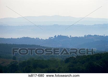 Misty landscape View Large Photo Image Stock Image - Misty landscape. Fotosearch