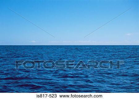 Stock Image - Ocean and sky. Fotosearch