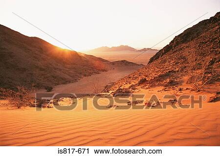 Sunrise over desert View Large Photo Image Stock Image - Sunrise over desert. Fotosearch