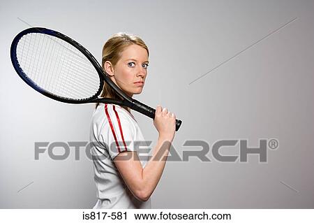 Stock Image - Tennis player. Fotosearch