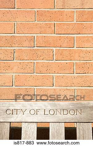 City of london bench View Large Photo Image Stock Image - City of london bench. Fotosearch