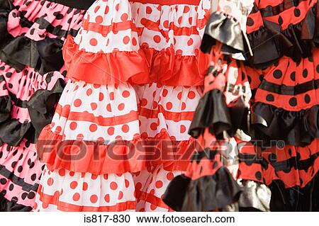 Flamenco dresses View Large Photo Image Stock Image - Flamenco dresses. Fotosearch