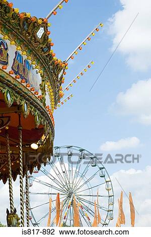 Stock Image - Funfair. Fotosearch