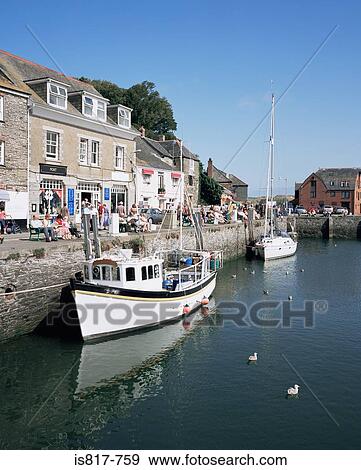 Padstow harbour View Large Photo Image Stock Photo - Padstow harbour. Fotosearch